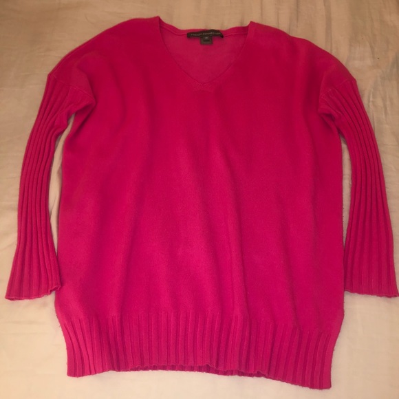 french connection hot pink sweater